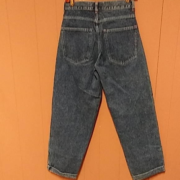 True Vtg 80s Gap Denim Jeans 9/10 Cropped Length - Picture 6 of 8